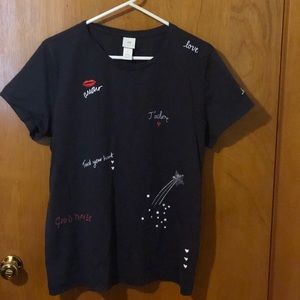 Never worn Cute black and red T-shirt